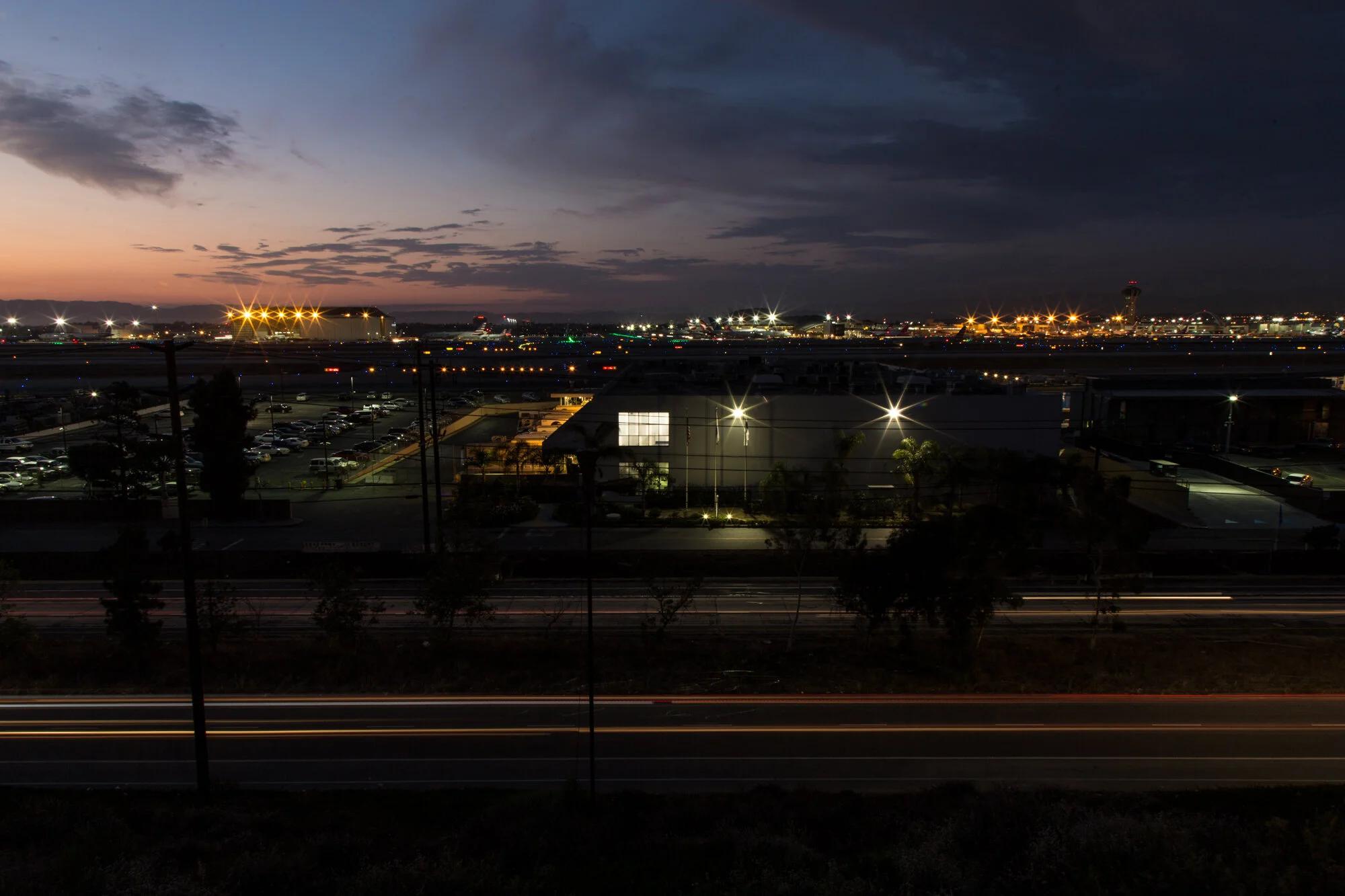 Overnight airport parking near LAX before an early morning departure