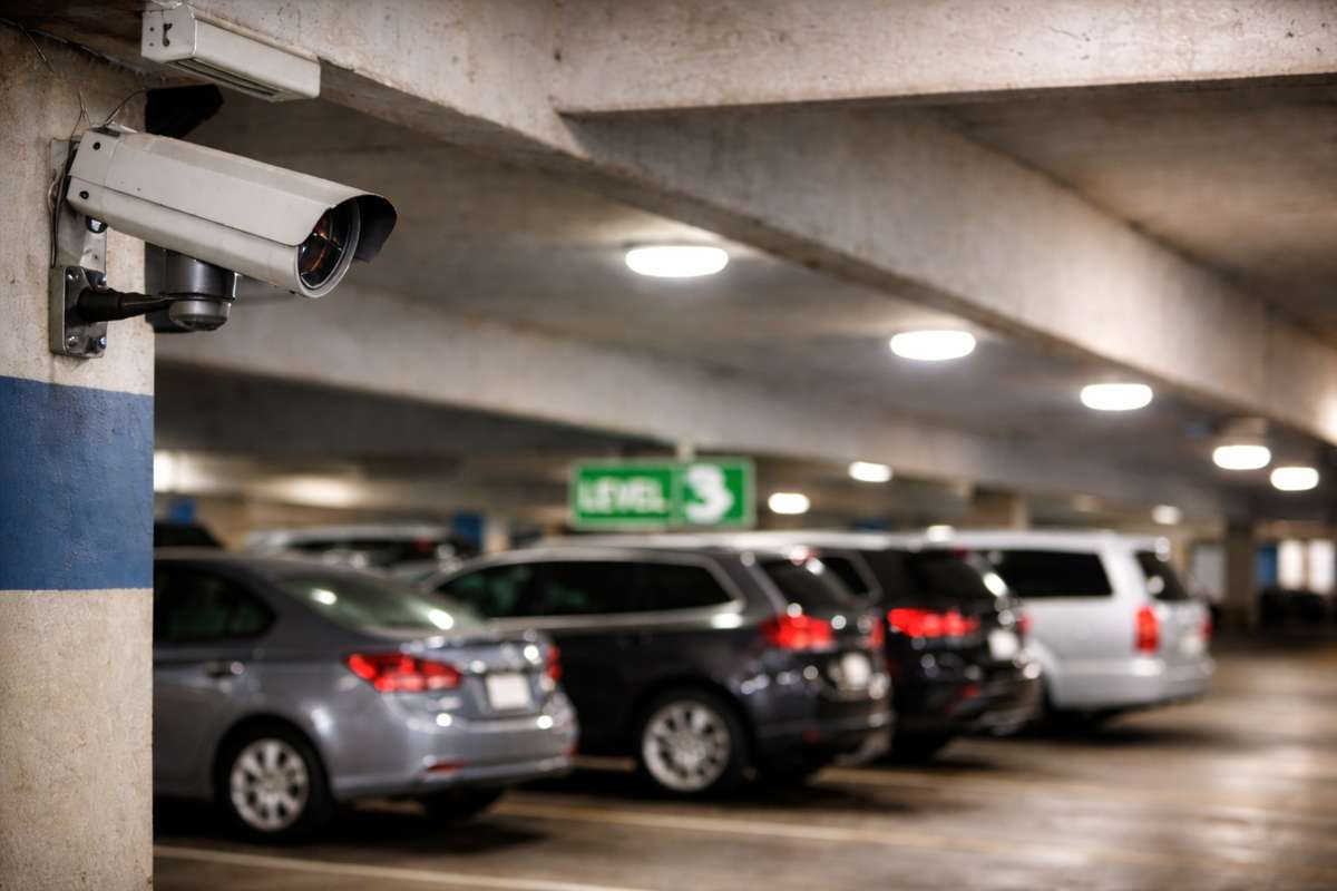 Parking garage inside photo