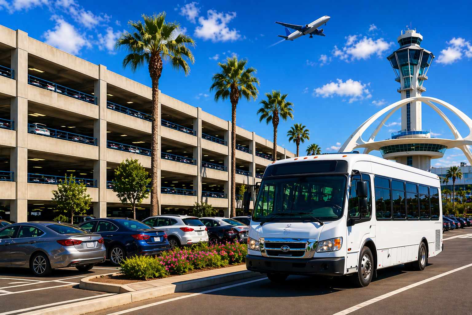 cheap LAX parking secure shuttle service